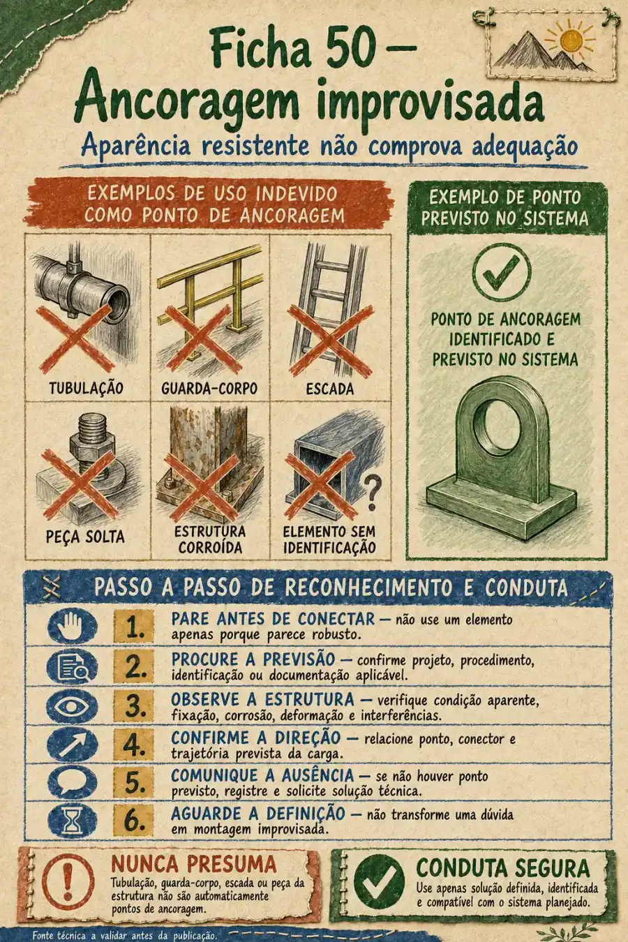Prévia 1 das Fichas de Trabalho em Altura